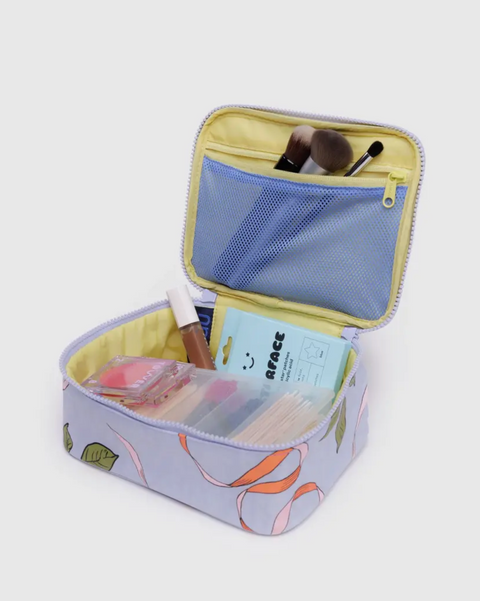 Small Cosmetic Case Apricots & Ribbons
