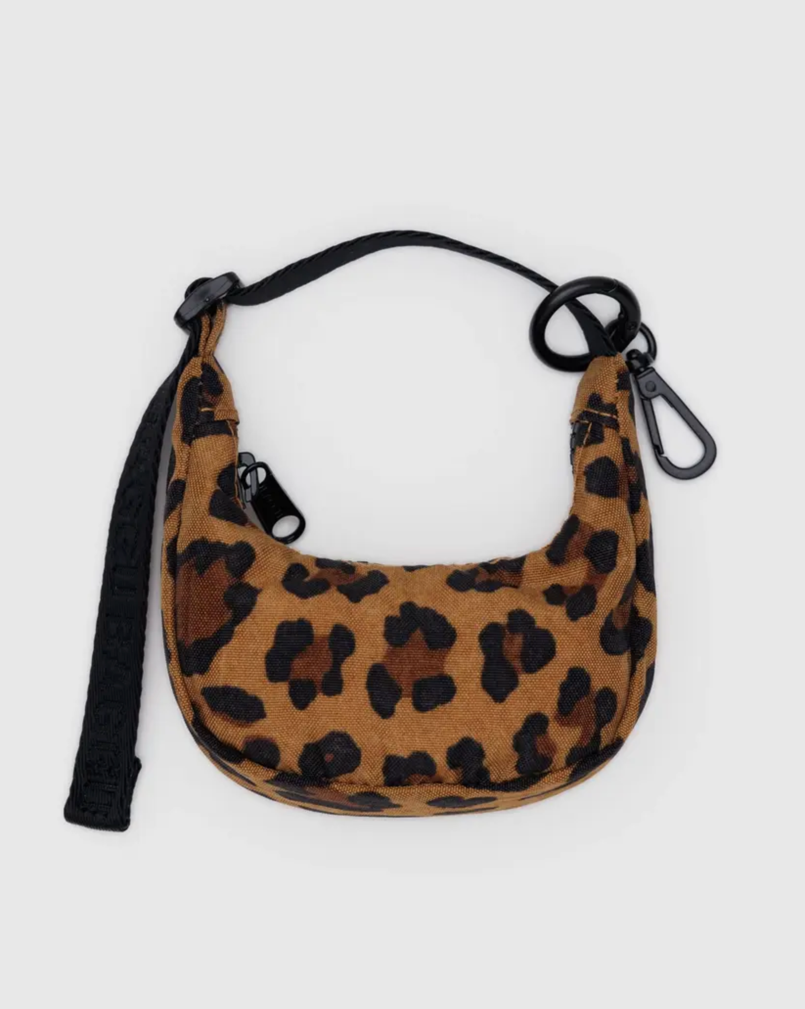 Crescent Bag Charm Leopard