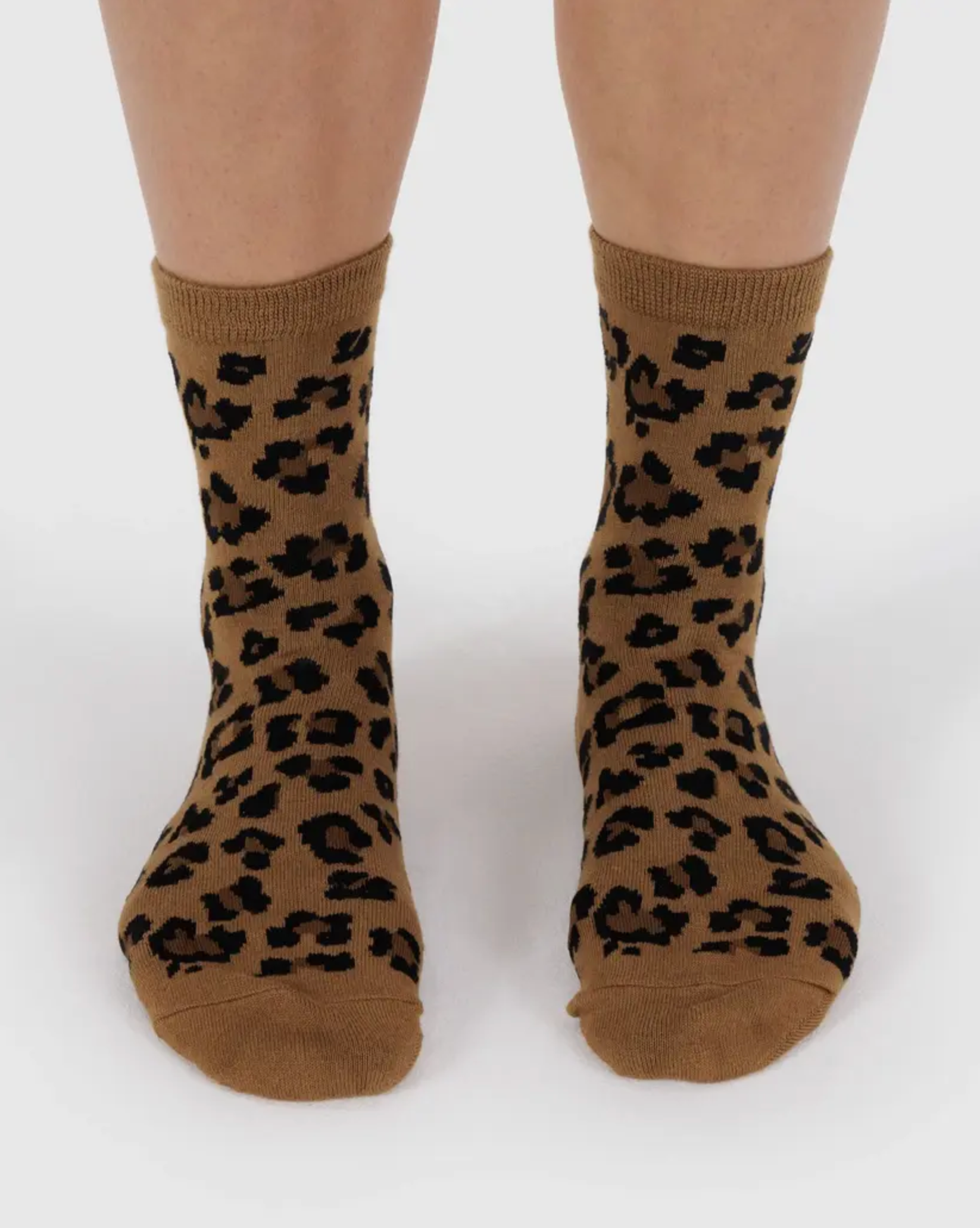 Crew Sock Dark Leopard