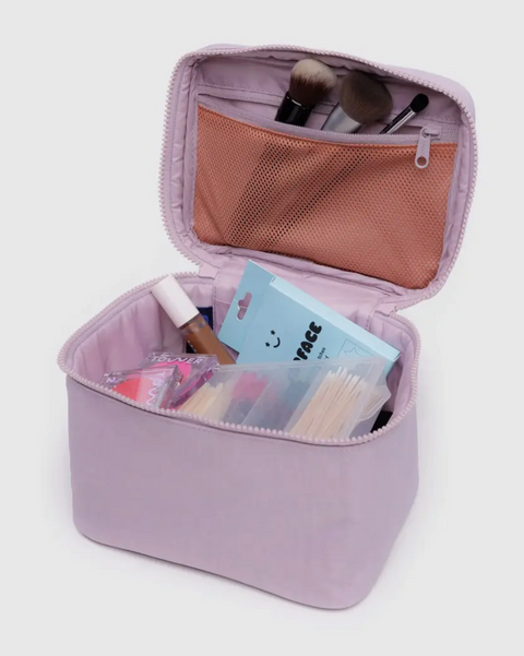 Large Cosmetic Case Dusty Pink