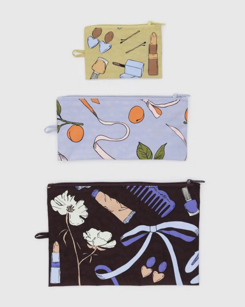 Flat Pouch Set Get Ready With Me