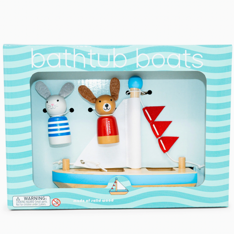 Boats & Buddies Bath Toy - Dog & Bunny
