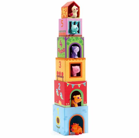 TopaniFarm Nest and Stack Blocks + Animals