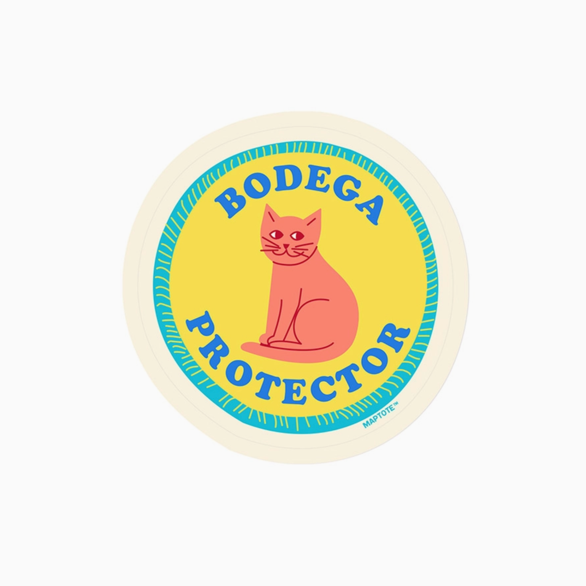 Bodega Protector Cat Sticker