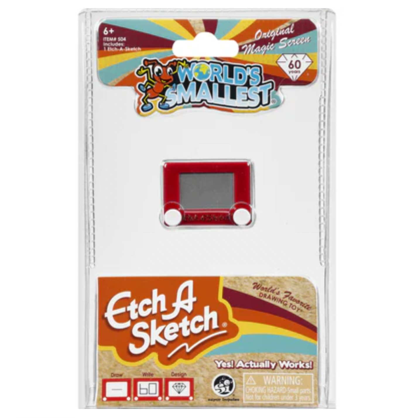 World's Smallest Etch a Sketch