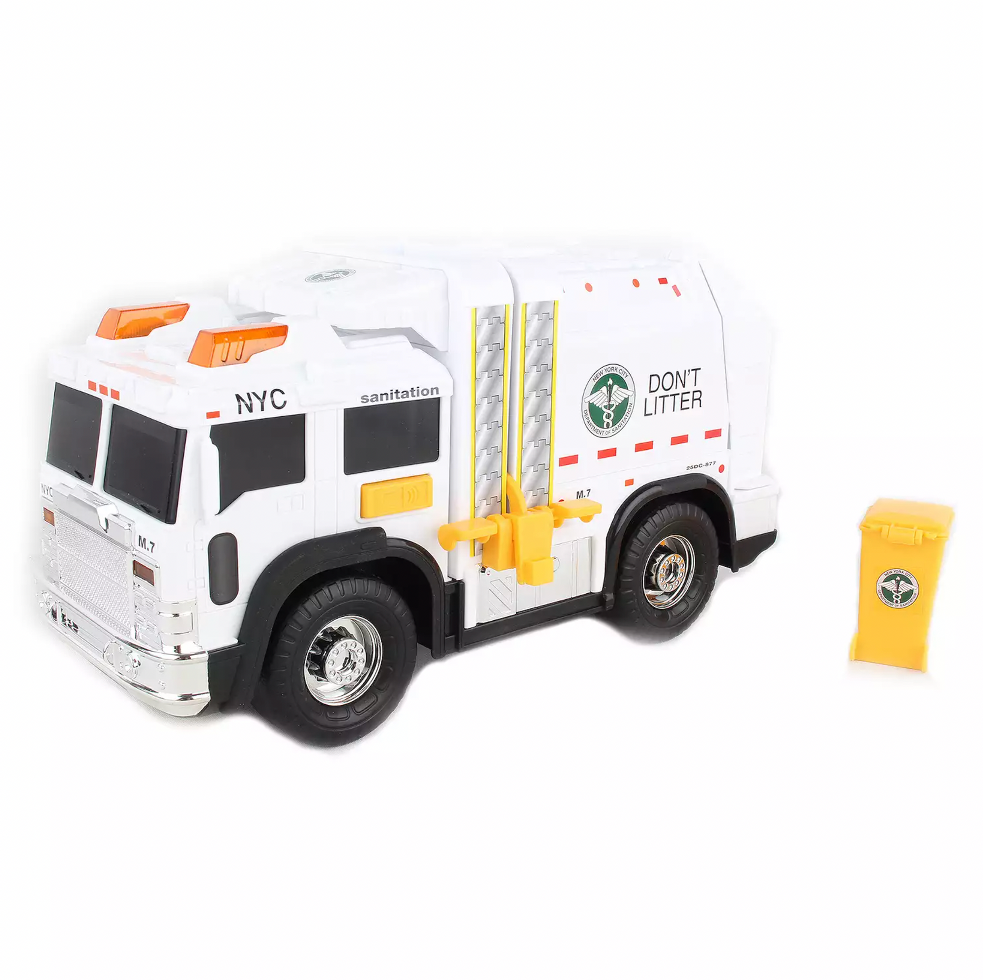 NYC Sanitation Garbage Truck w/ Lights & Sound