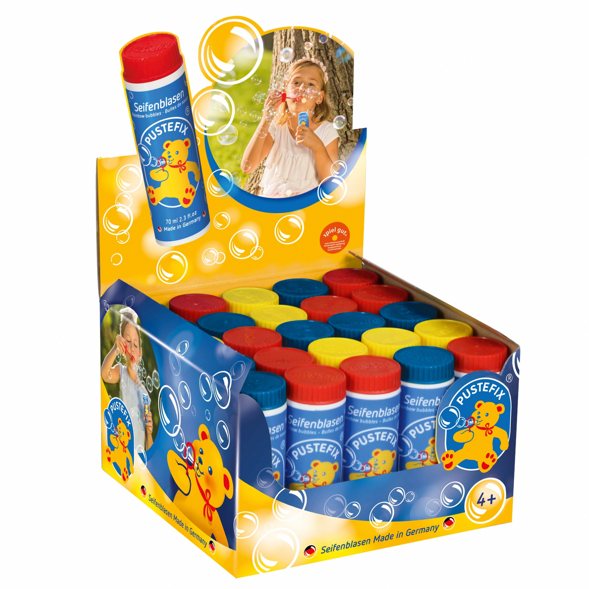 Pustefix Bubble Tube with Wand - 70 ml/2.3 oz