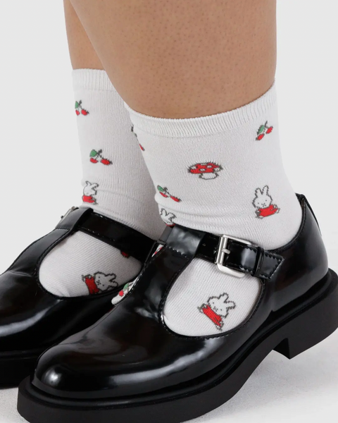 Crew Sock - Miffy White