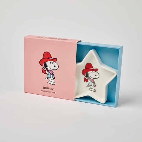 Peanuts Star Shaped Trinket Dish - Howdy