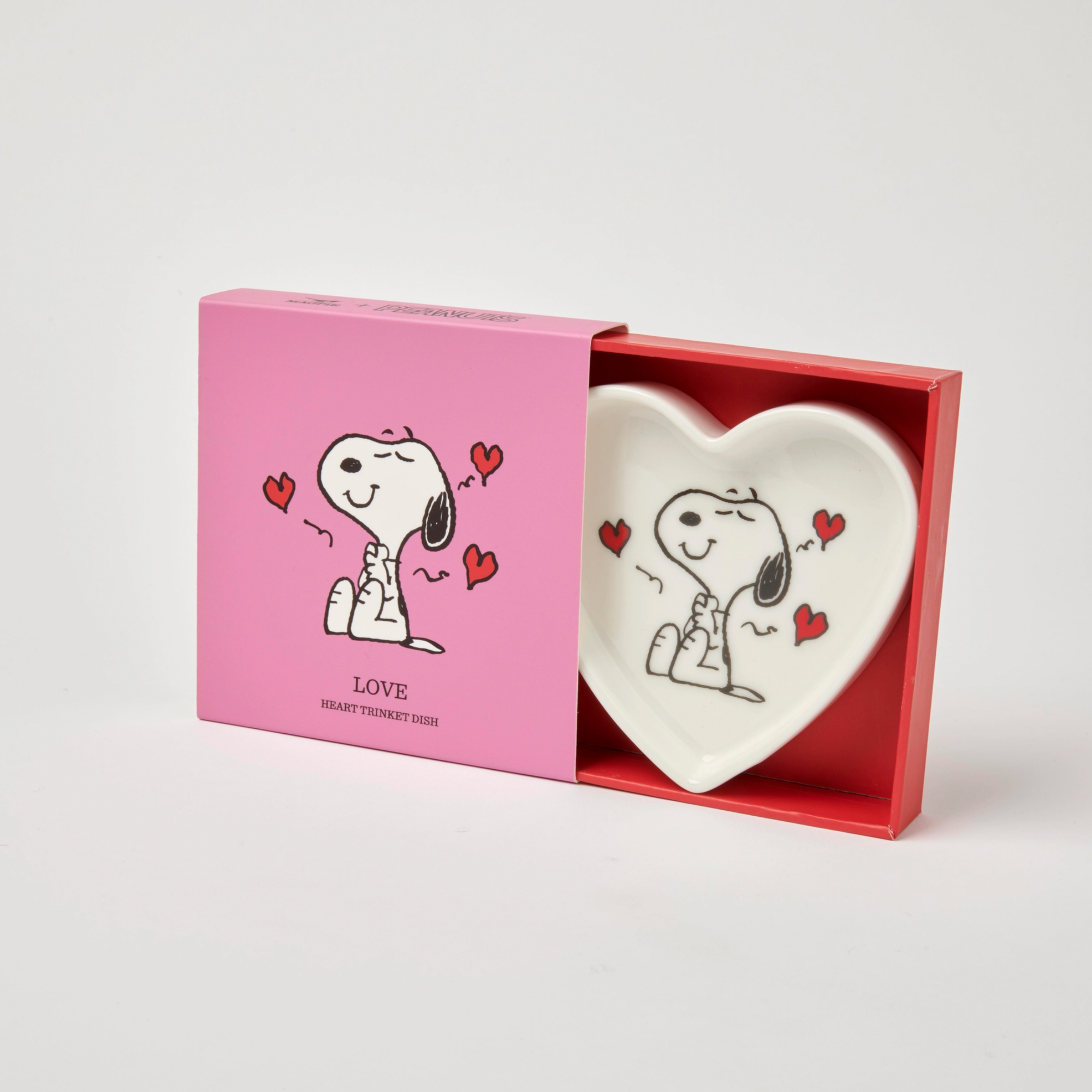 Peanuts Heart Shaped Trinket Dish - Love