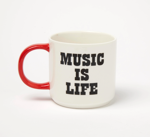 Peanuts Mug Music Is Life - Vinyl