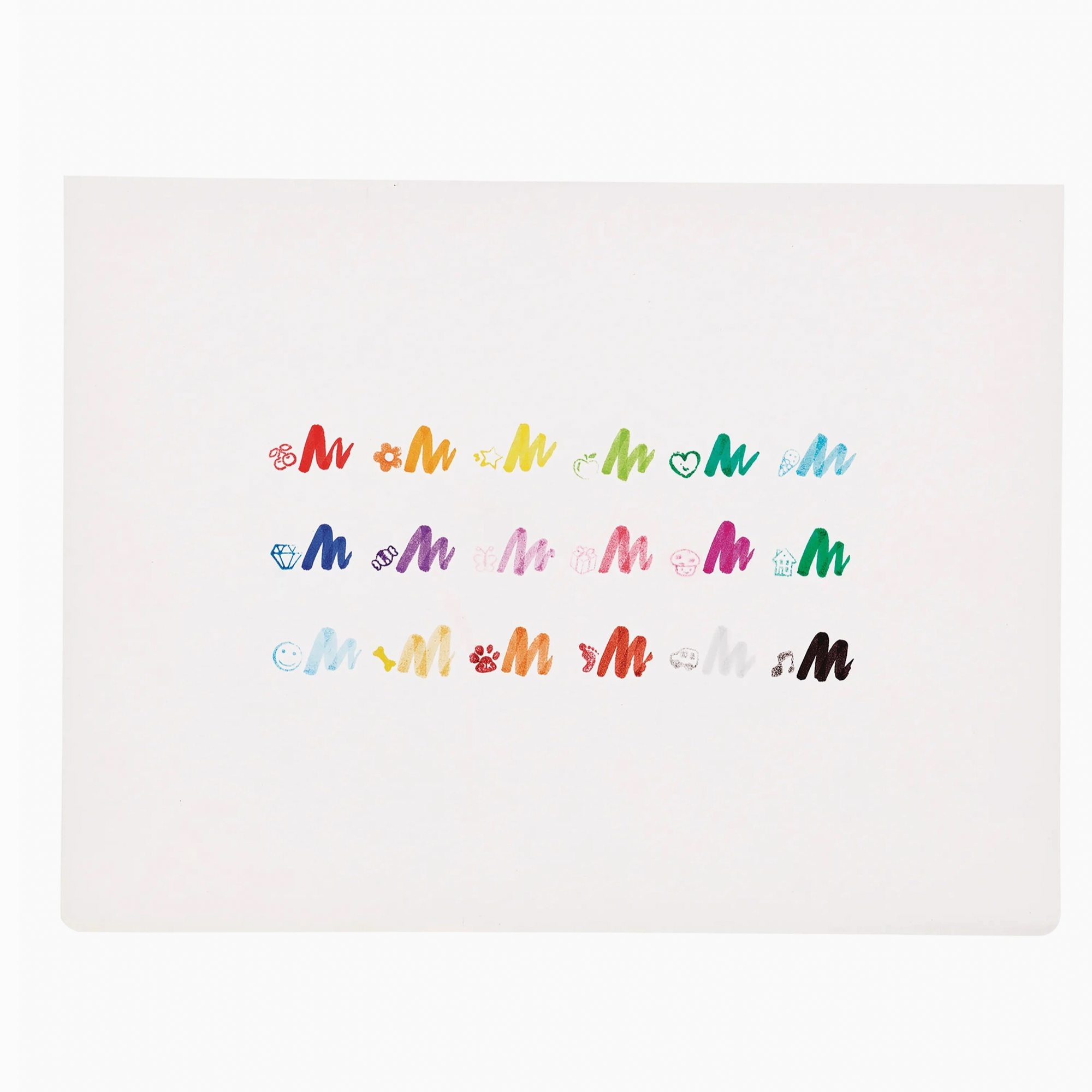 Stampables Double-Ended Stamp & Brush Markers - Set of 18