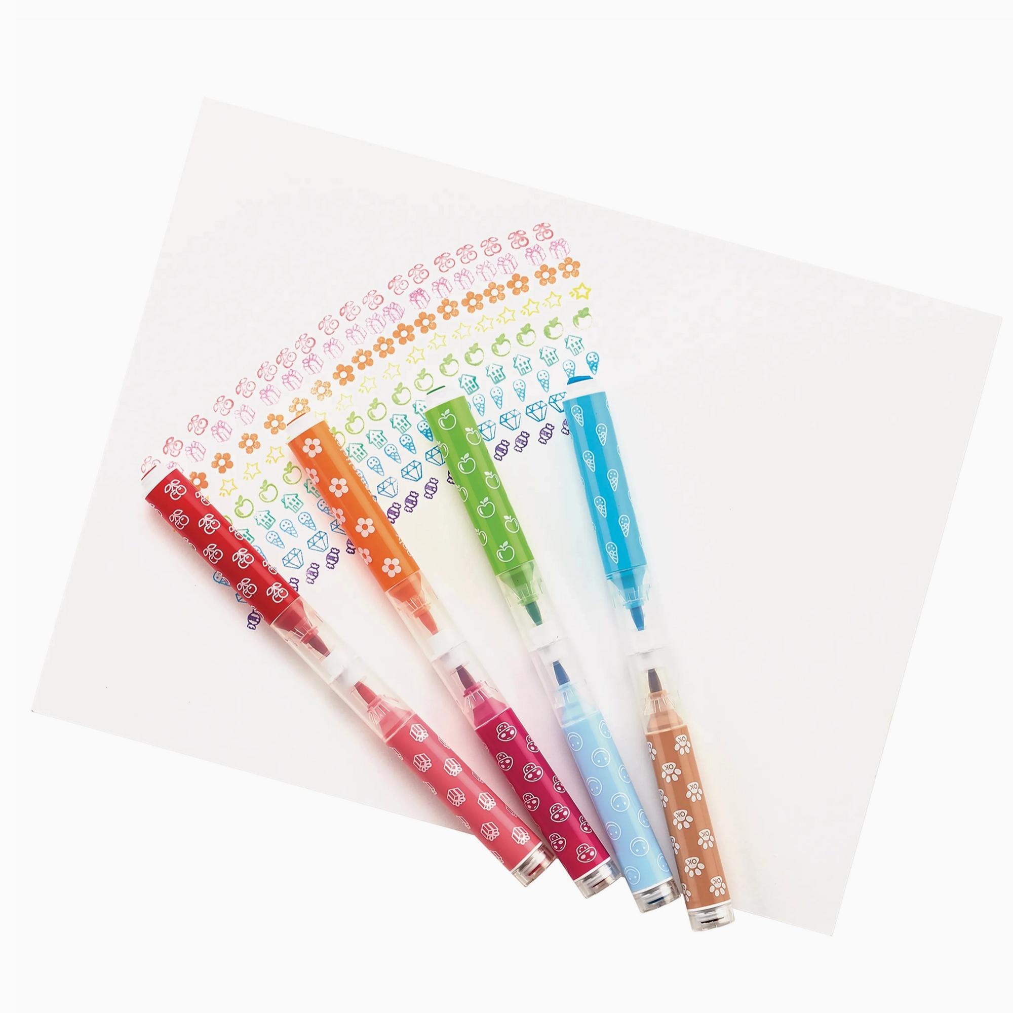 Stampables Double-Ended Stamp & Brush Markers - Set of 18