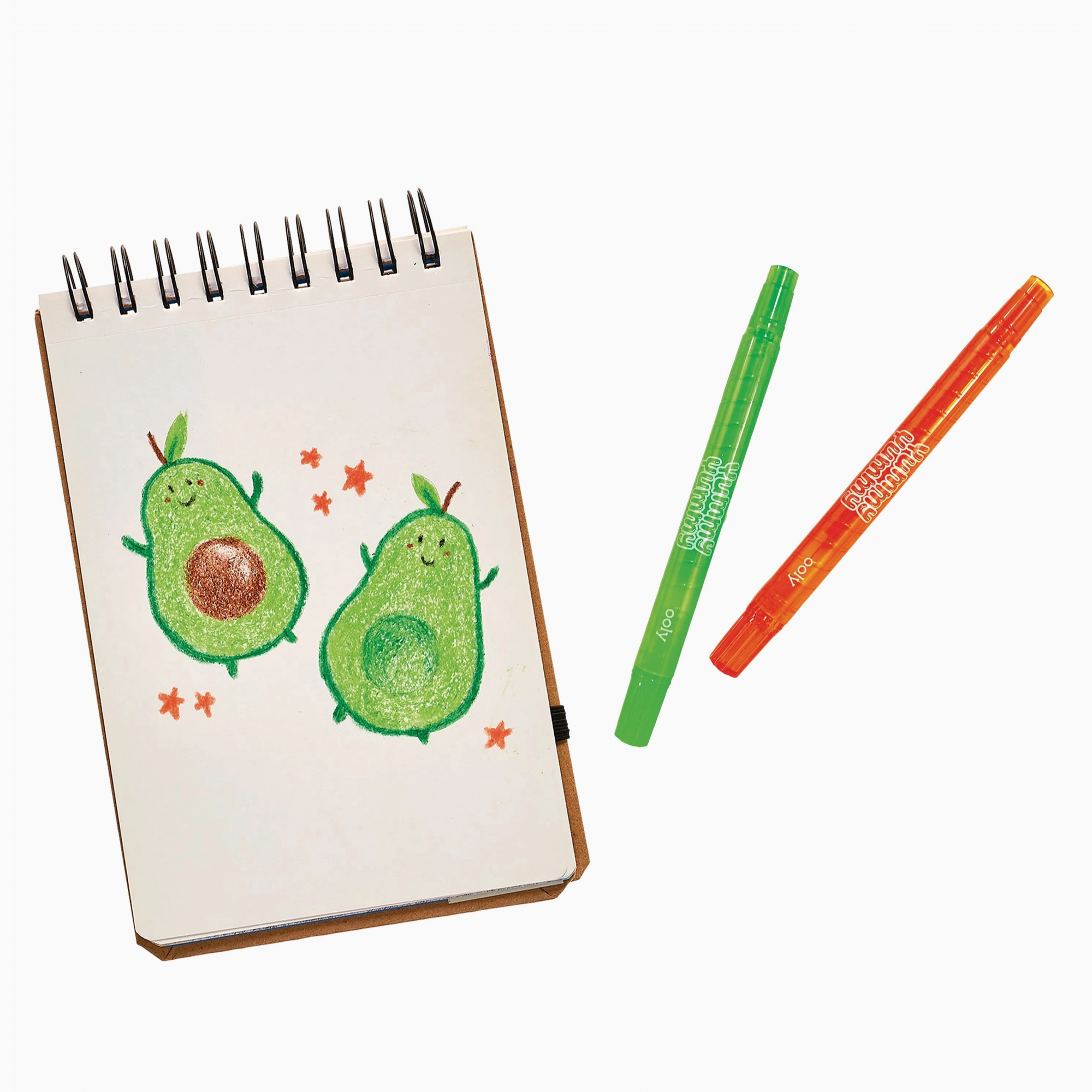 Yummy Yummy Scented Twist-Up Crayons - Set of 10 - Stay Forever