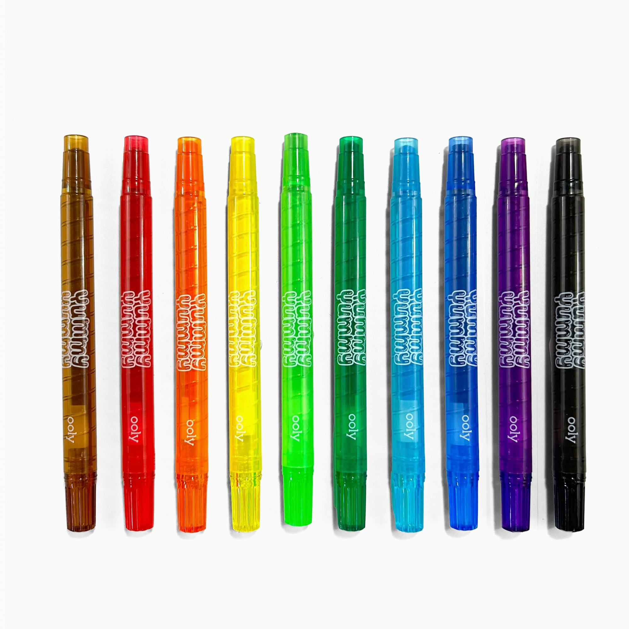 Yummy Yummy Scented Twist-Up Crayons - Set of 10 - Stay Forever