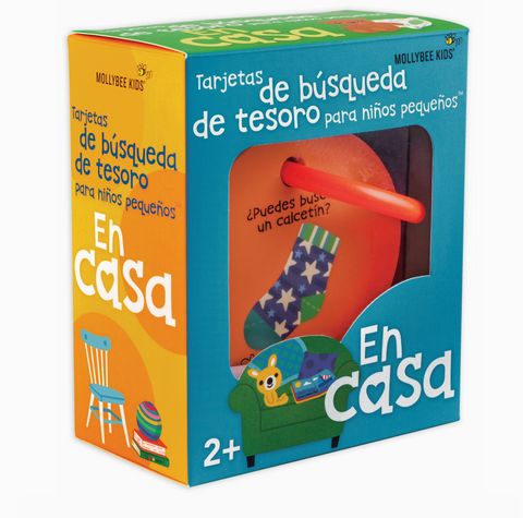 Toddler Scavenger Hunt Cards At Home - Spanish Edition