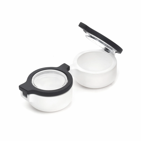 Contact Lens Case Round Glasses