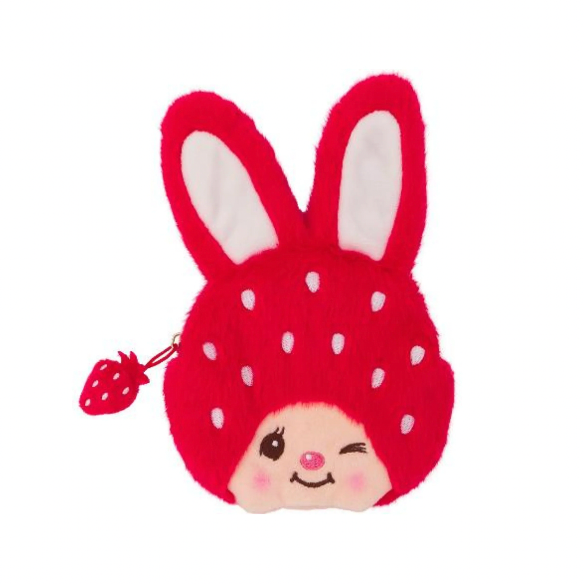 Monchhichi Coin Purse - Strawberry Girl