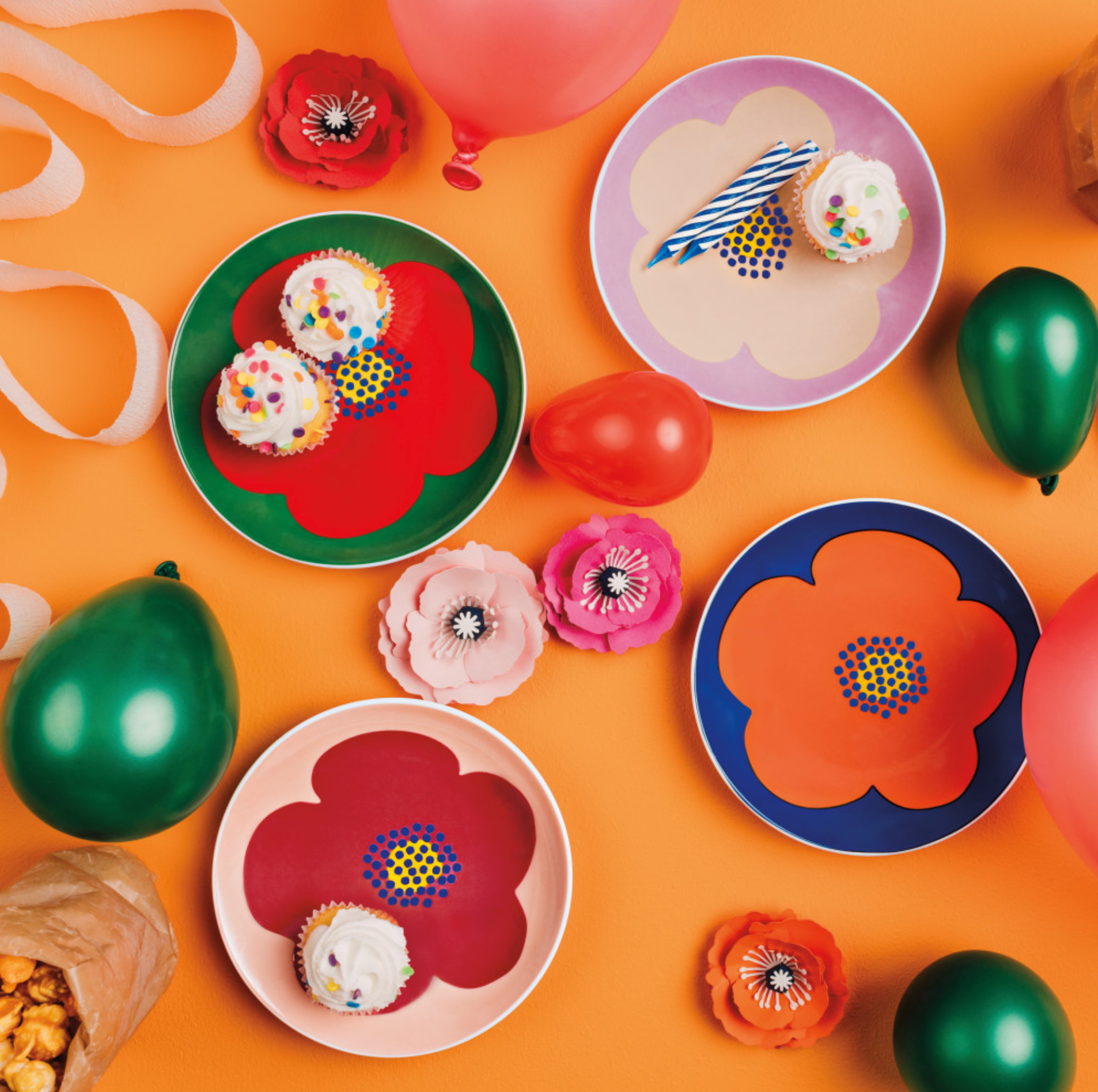 Poppy Appetizer Plates