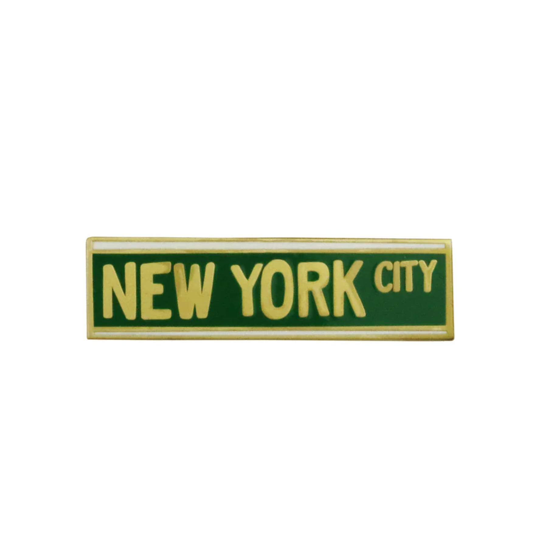 New York Street Sign Enamel Pin