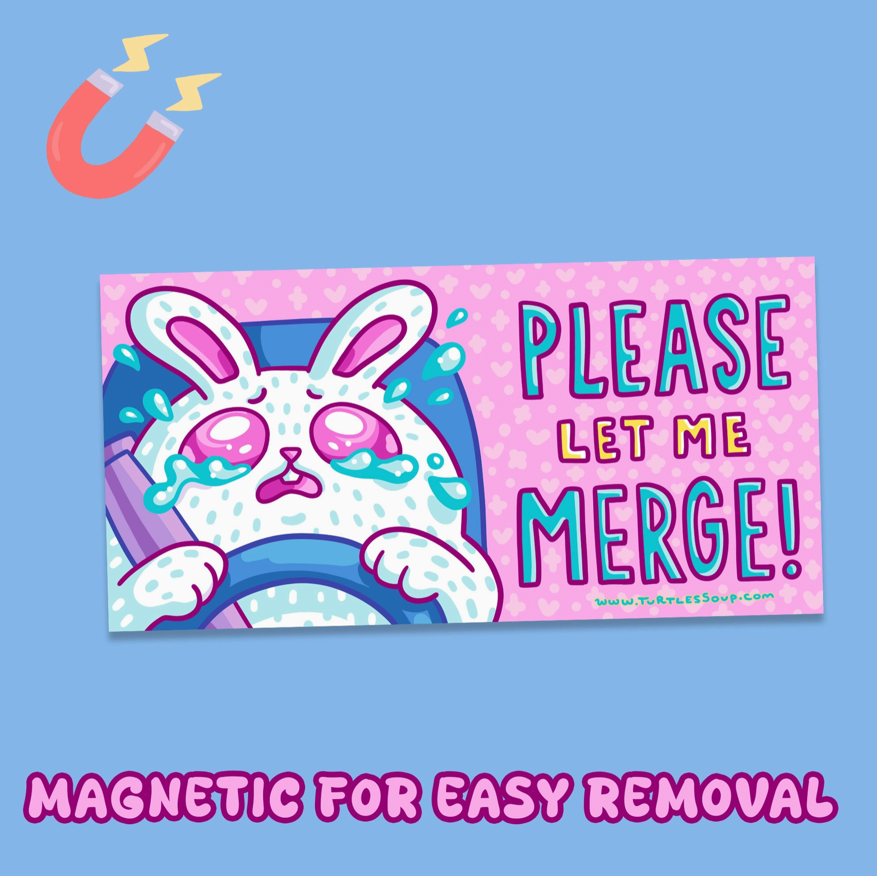 Please Let Me Merge New Driver Car Decal Bumper Magnet