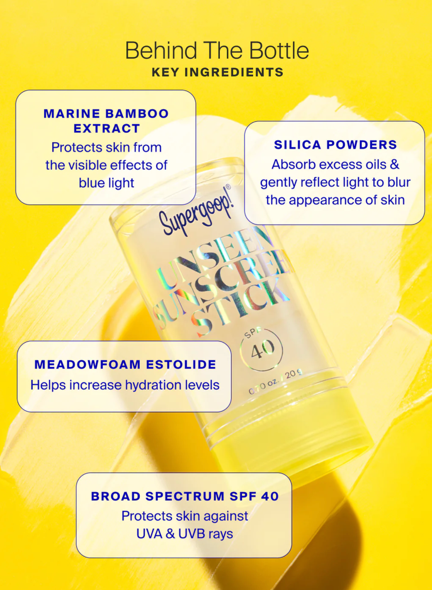 Unseen Sunscreen Stick SPF 40 - 0.70 oz