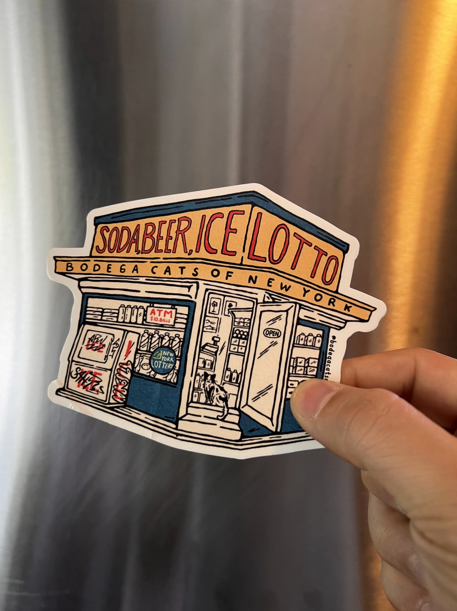 Bodega Cats of New York 3.5" Sticker (Nyc Bodega)