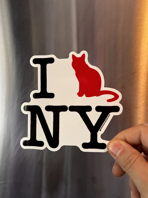 Bodega Cats of New York 3.5" Sticker (I Love Ny)
