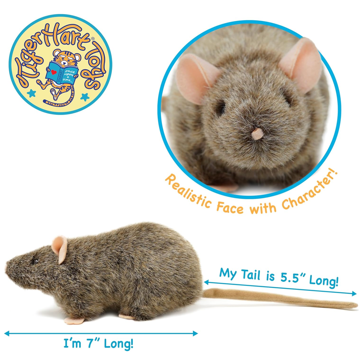 Reuben The Rat Plush