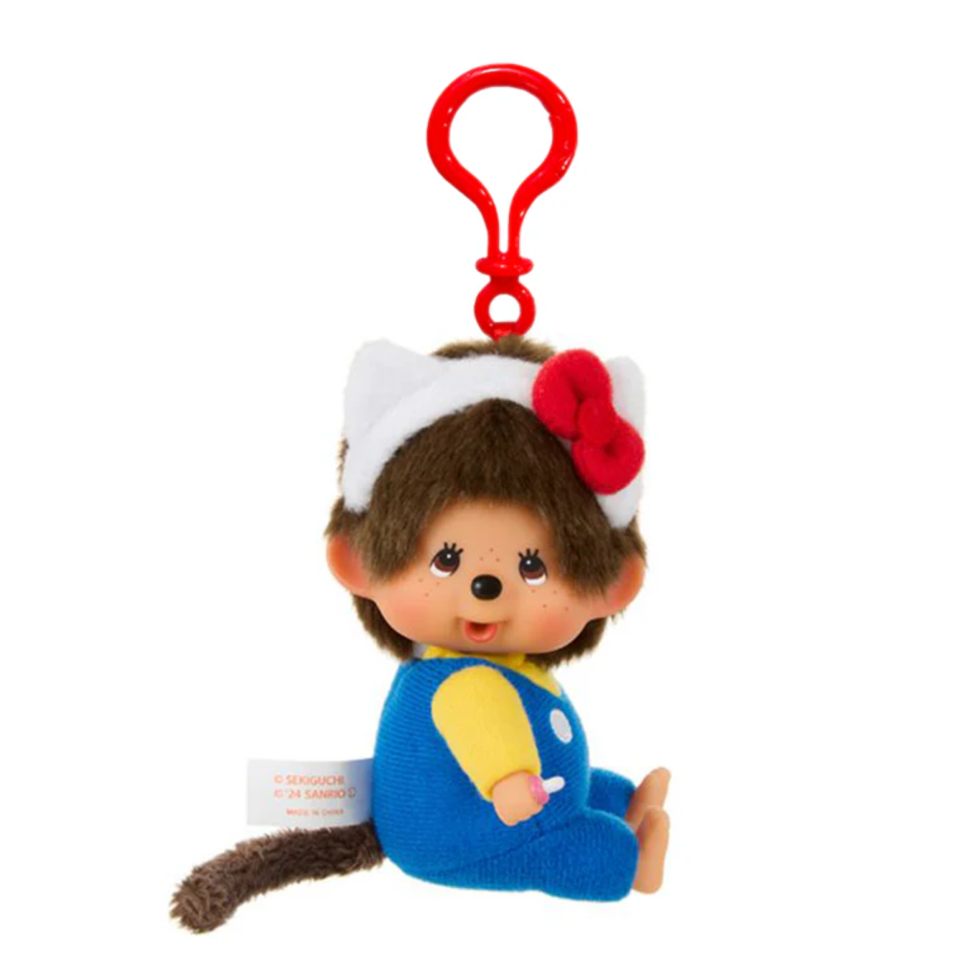 Hello Kitty x Monchhichi Keychain