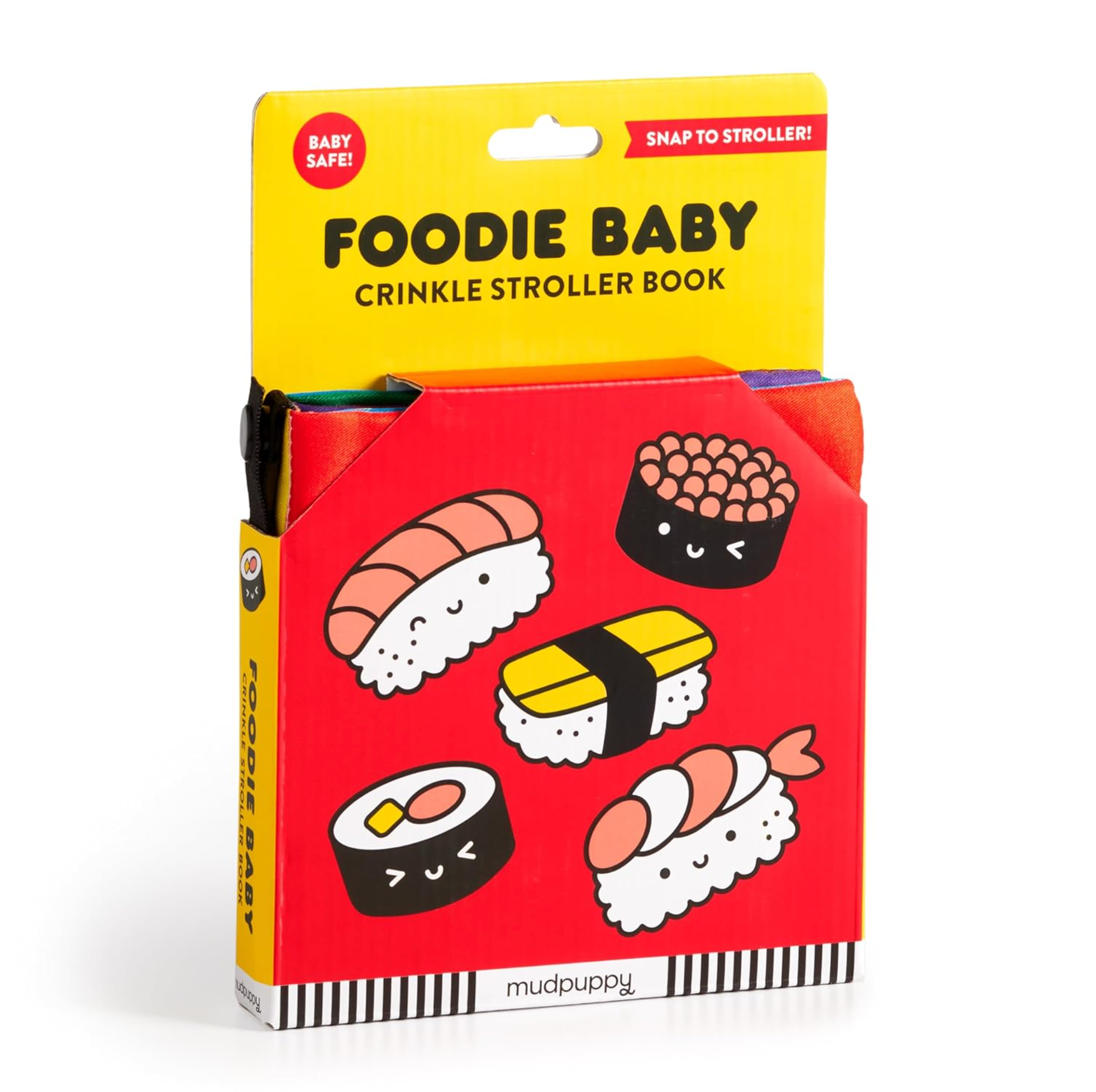 Foodie Baby – Delicious Early Development Crinkle Fabric Stroller Book