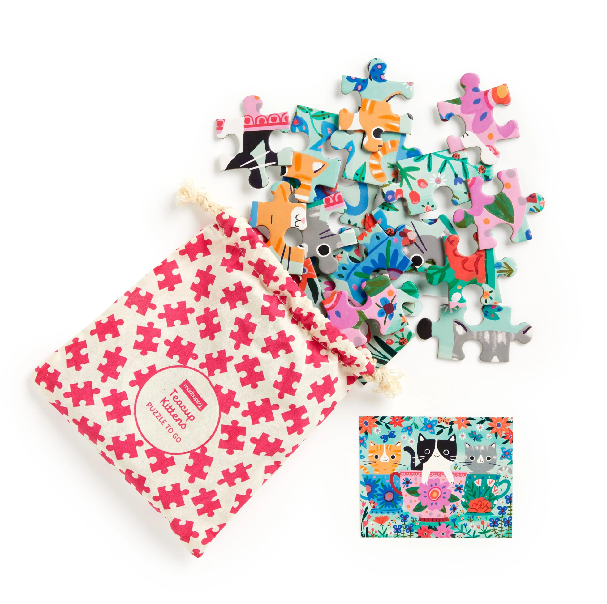 Teacup Kittens 36 Piece Puzzle to Go