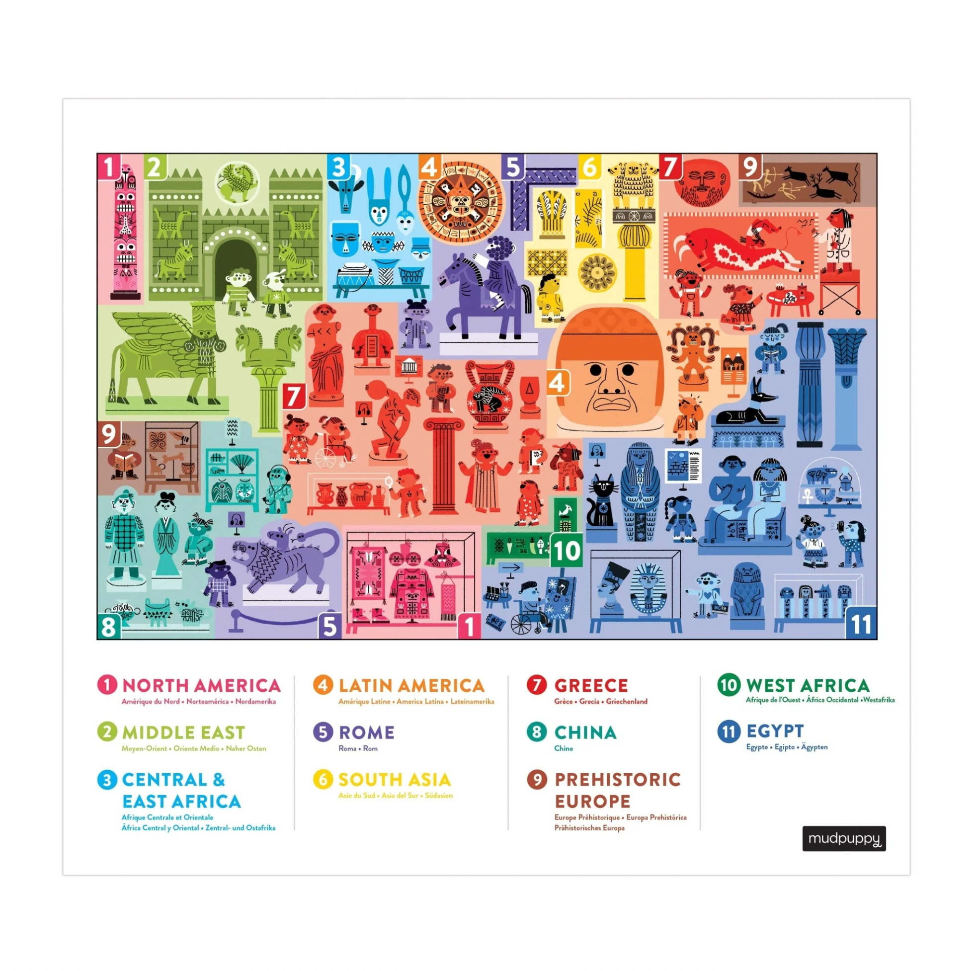 Art and Culture At the Museum 64 Piece Search & Find Puzzle