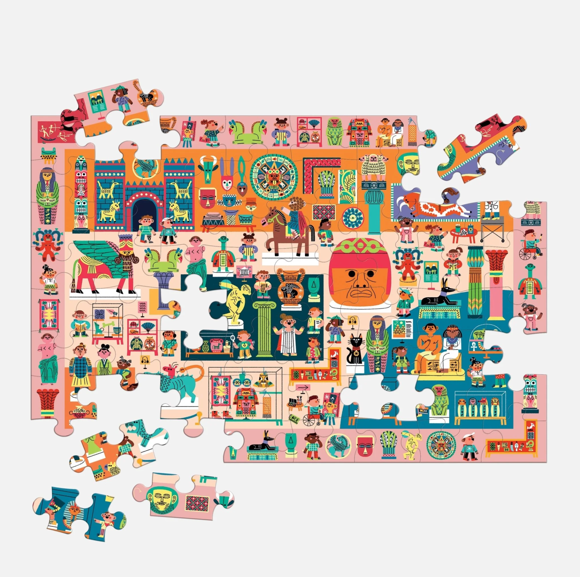 Art and Culture At the Museum 64 Piece Search & Find Puzzle