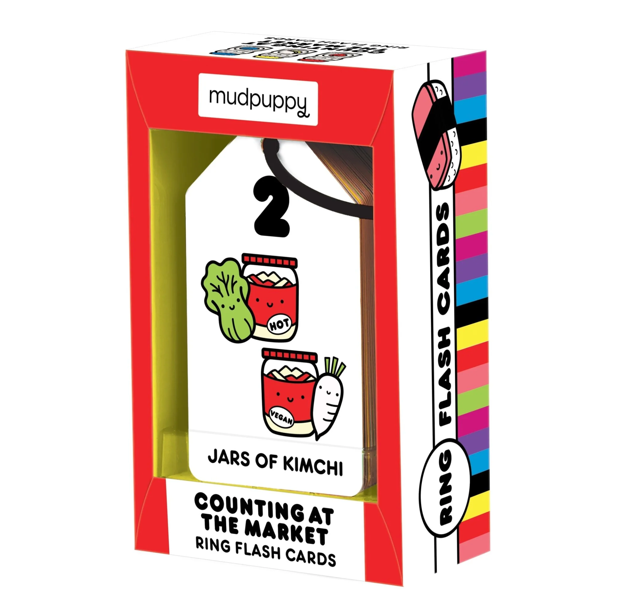 Counting at the Market Numbers Ring Flash Cards