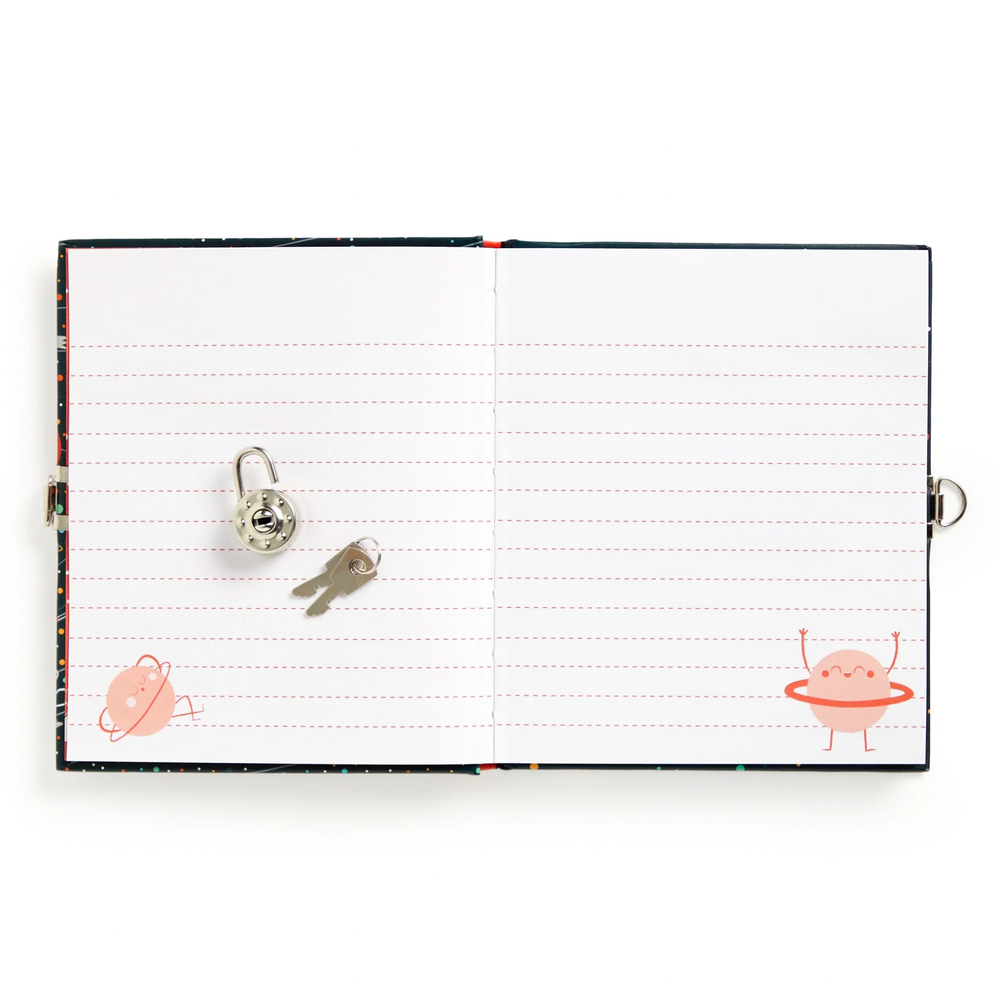 Solar System Locked Diary