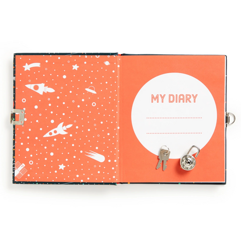 Solar System Locked Diary