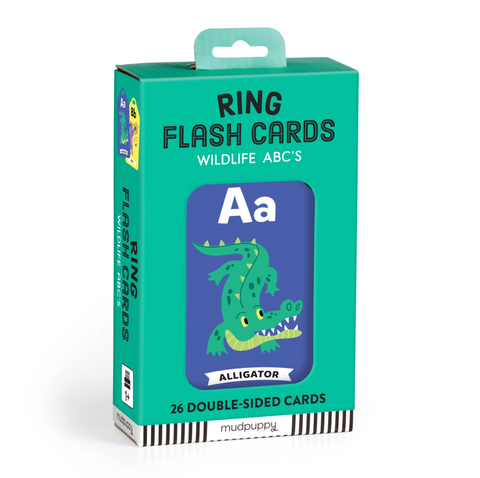 Wildlife ABCs Ring Flash Cards