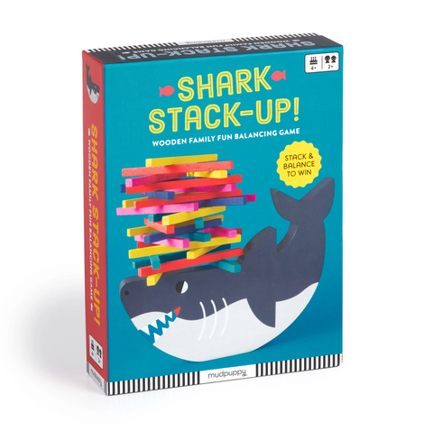 Shark Stack-up! Wooden Balancing Game