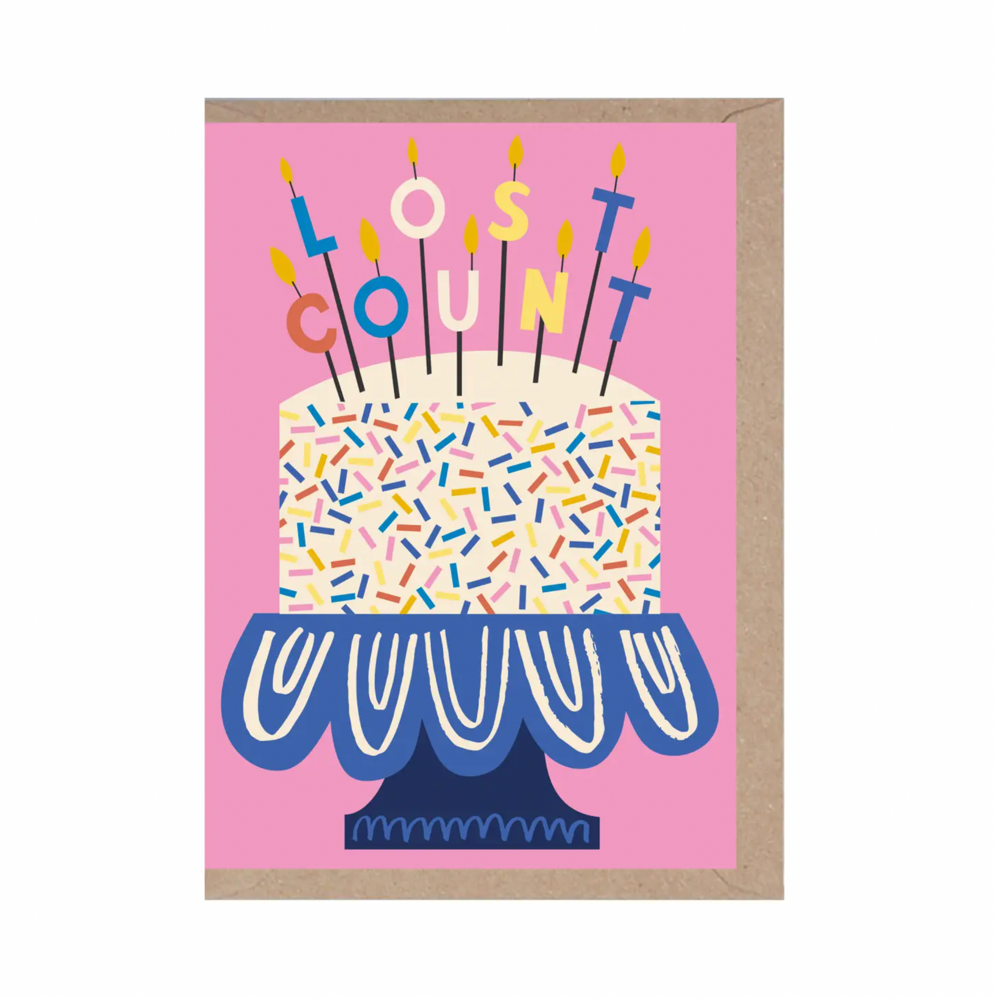 Lost Count Greeting Birthday Card