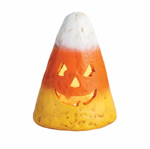 Mache Candy Corn Votive (Medium)