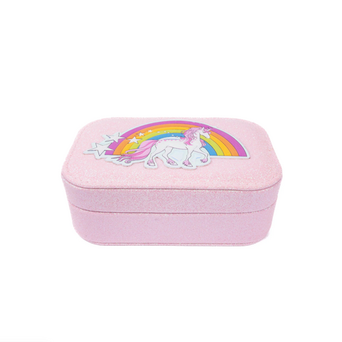 Pretty Precious Unicorn Jewelry Box in Pink