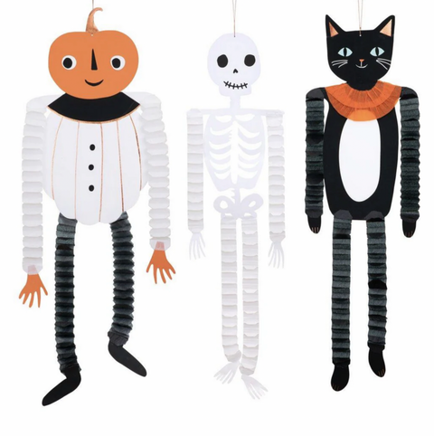 Vintage Halloween Honeycomb Decorations