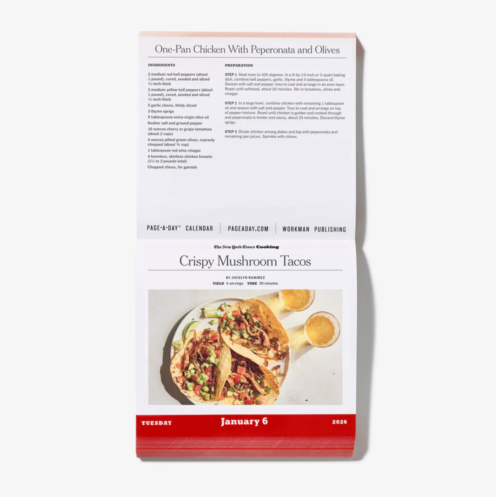 New York Times Cooking Page-A-Day® Calendar 2026