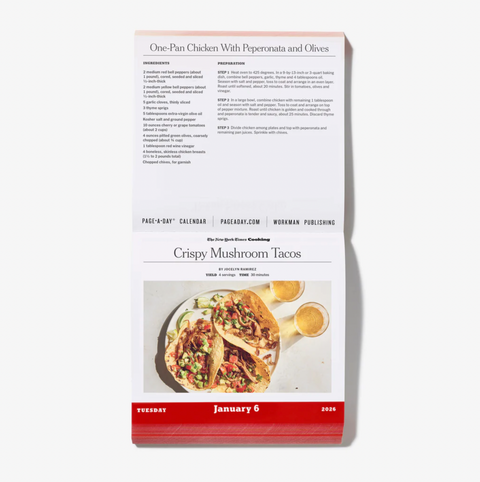 New York Times Cooking Page-A-Day® Calendar 2026