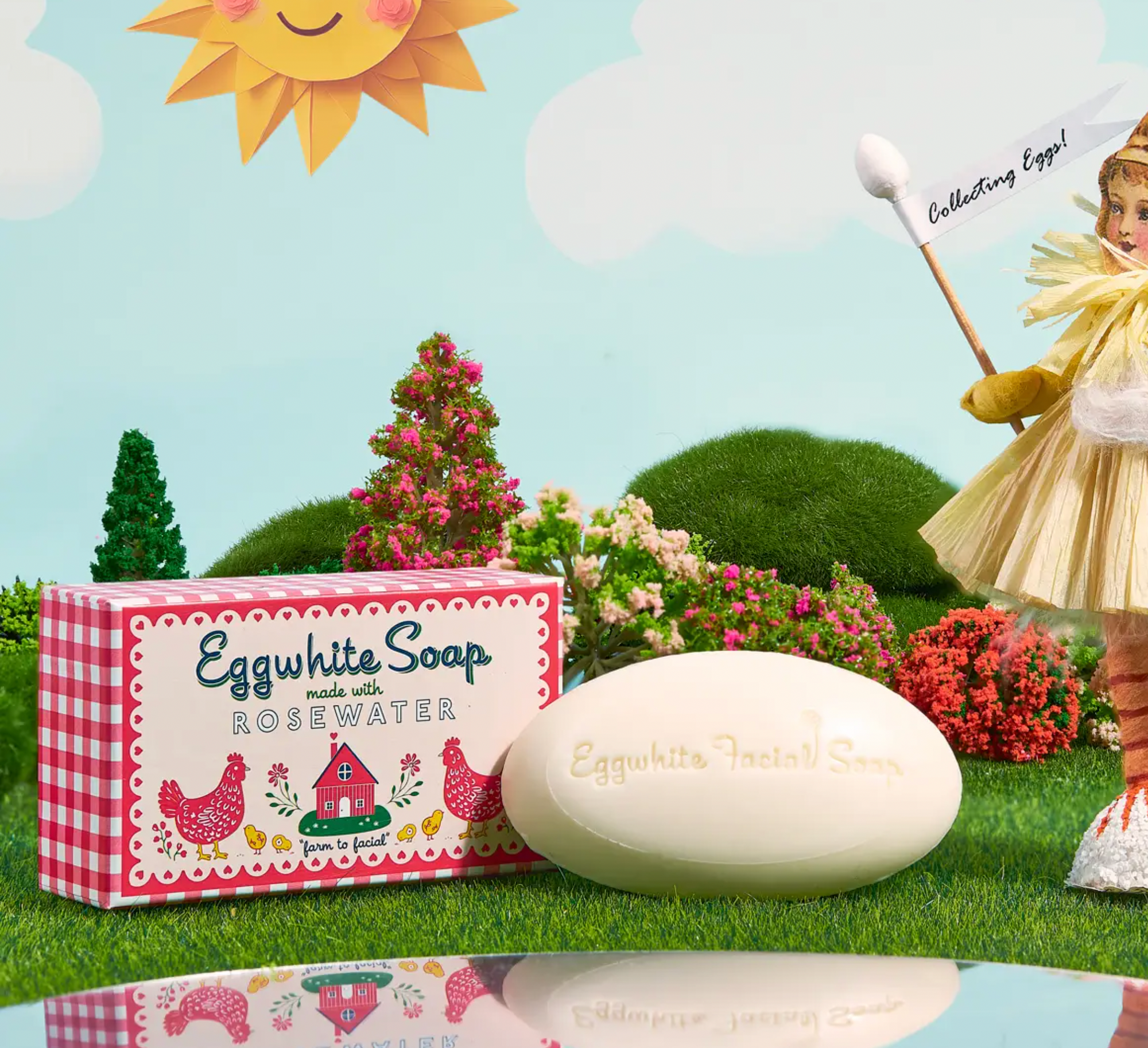 Eggwhite & Rosewater Facial Soap