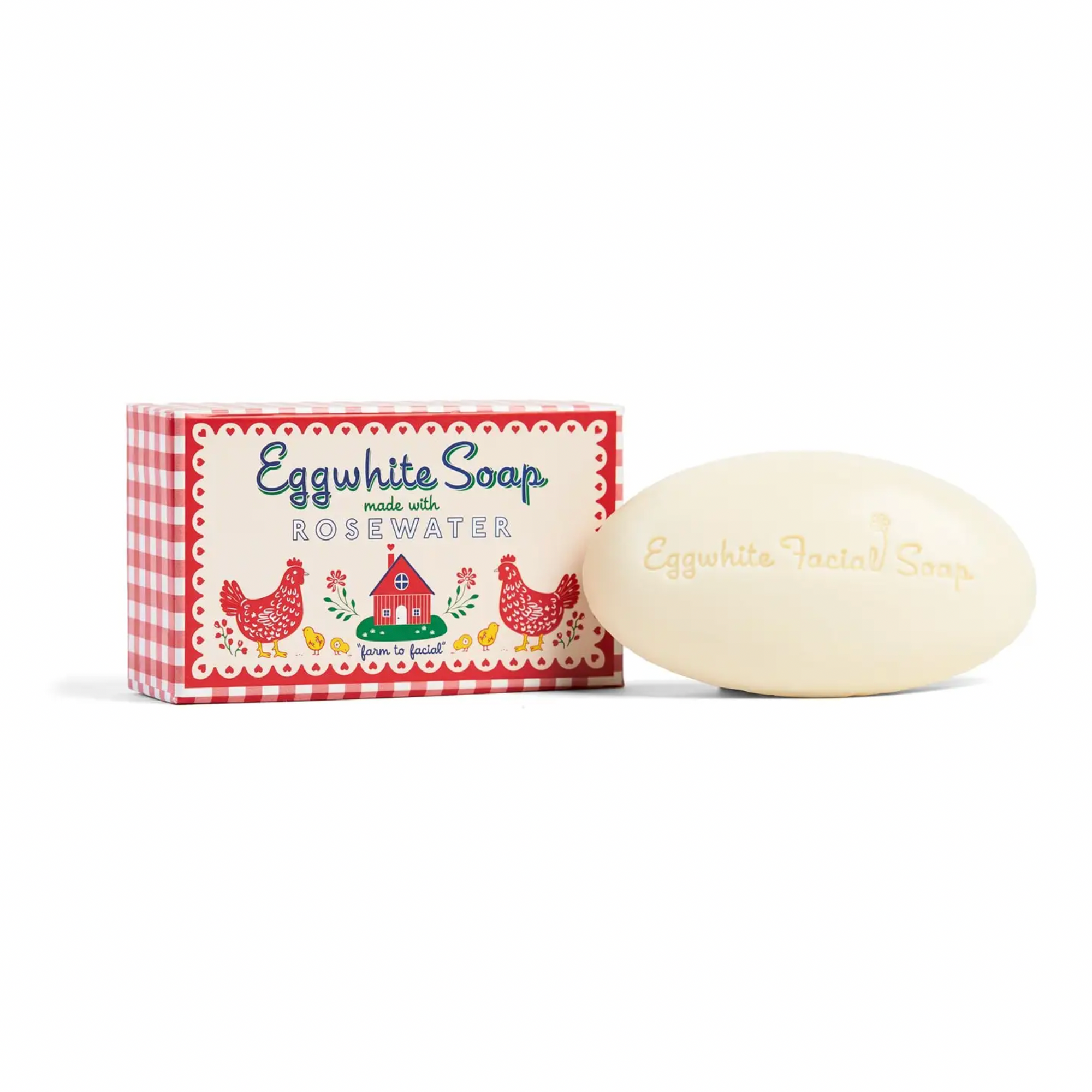 Eggwhite & Rosewater Facial Soap