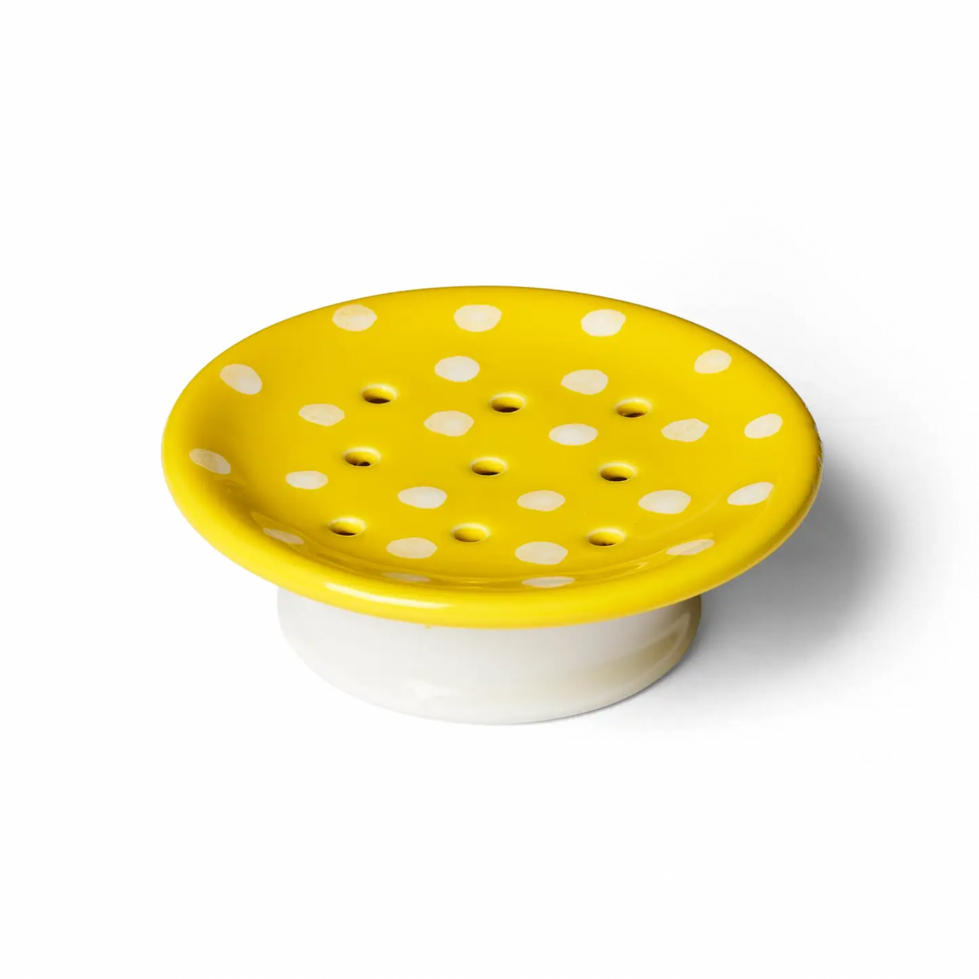 Swedish Dream Yellow Mushroom Ceramic Soap Dish