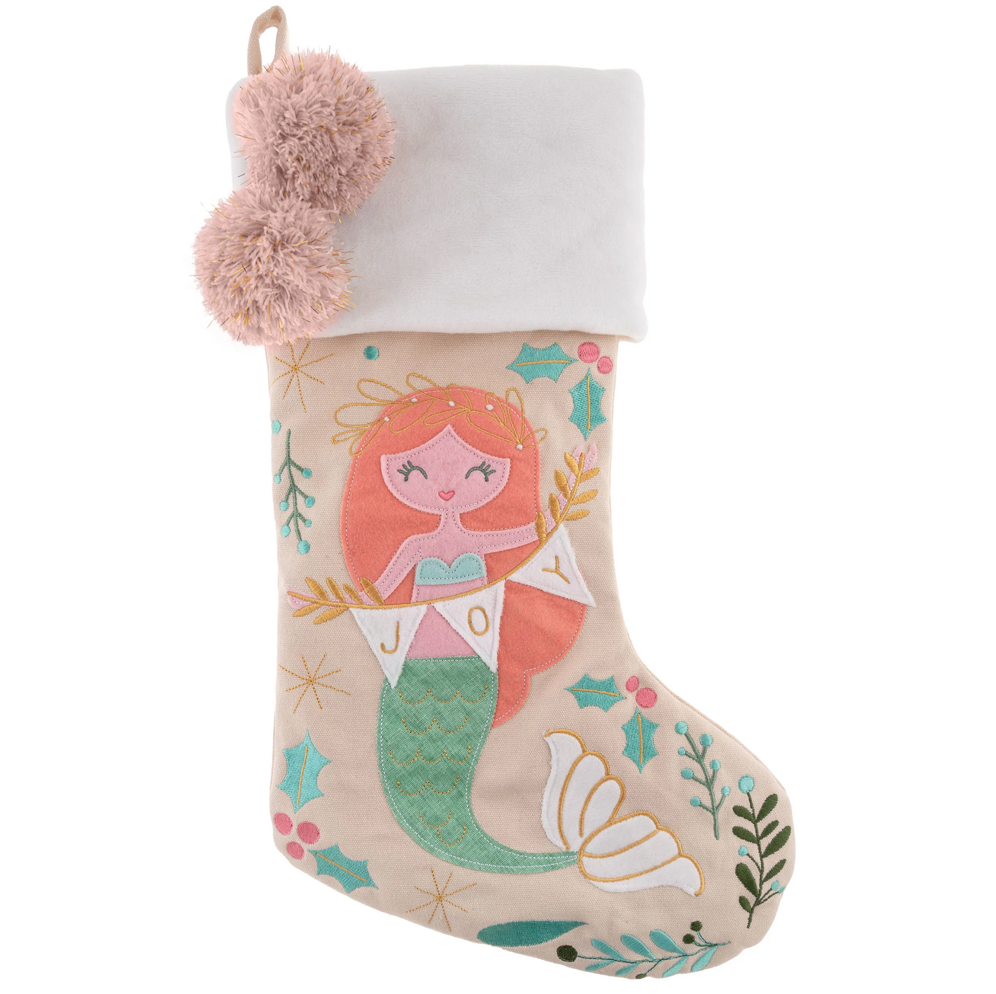 Embroidered Christmas Stocking Kids
