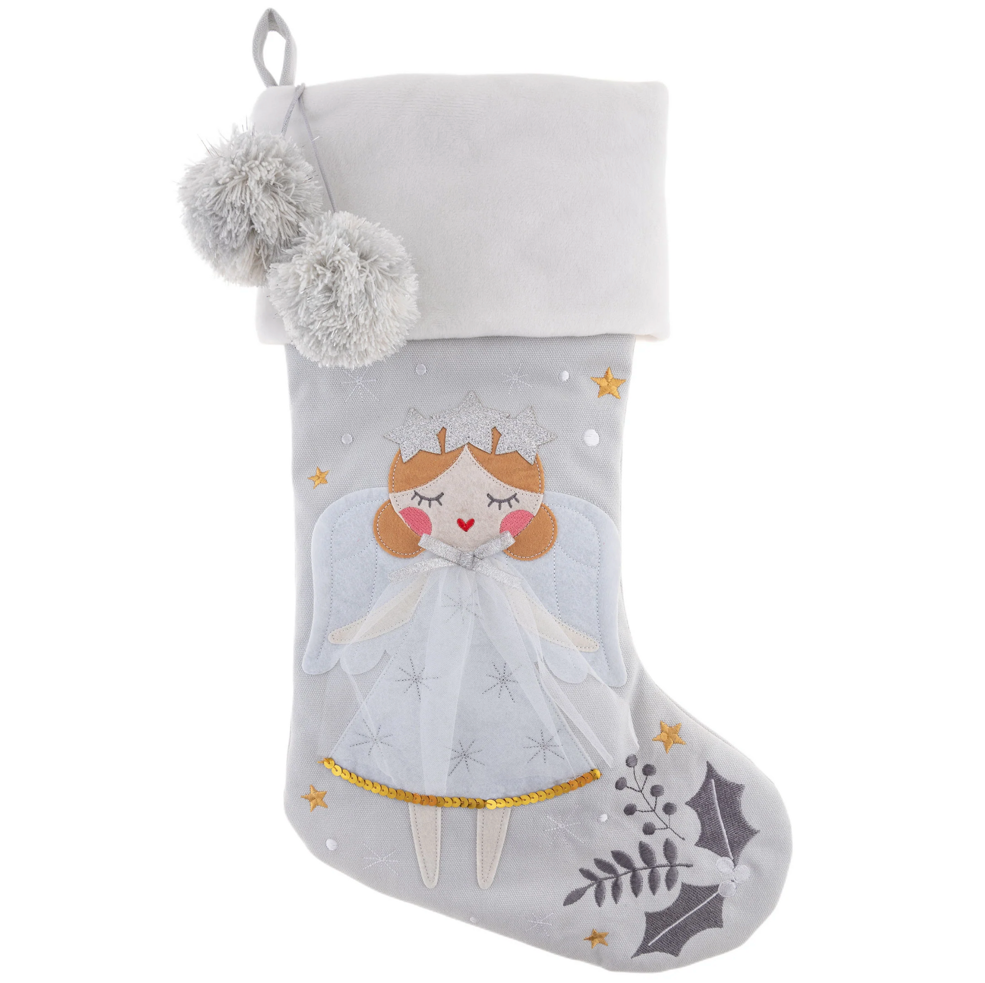 Embroidered Christmas Stocking Kids